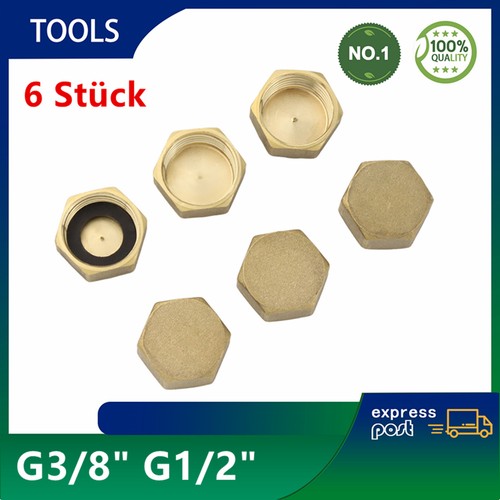Stück messing kappe 8 - stück, g3/8"