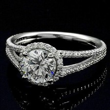Damen rund diamant - 2,30,