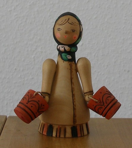 Antike holz puppe holzfigur - antike, holz-puppe,