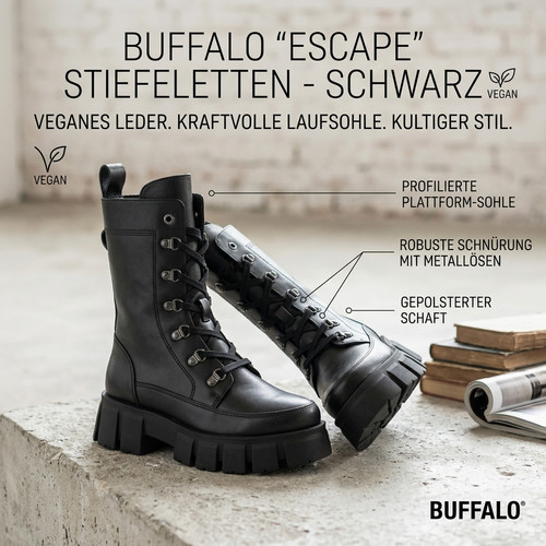 Buffalo stiefeletten auf - buffalo,