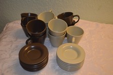 11 x Kaffeetassen mit Untertassen / Espresso Tassen