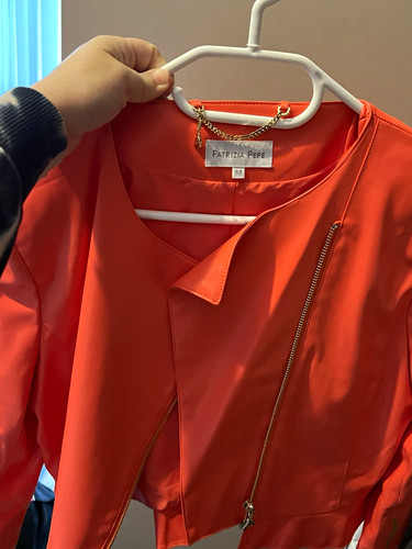 Patrizia pepe damen - pepe, lederjacke