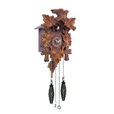 Kuckucksuhr 5 Laub - Schwarzwald Kuckucksuhr - Tradition