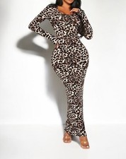 Bodycon Maxikleid Maxi Mock