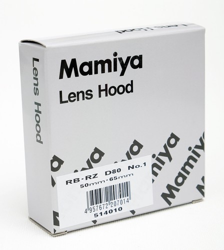 Mamiya lens hood d80 - /, rb