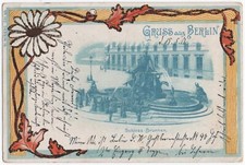 alte Jugendstil-Litho-Ak