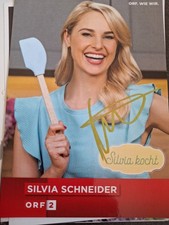 Silvia Schneider Autogrammkarte Autogramm original signiert ORF Silvia kocht TV