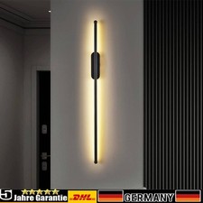 60CM Wandlampe led Wandleuchte innen Flurlampe Bettlampe Wandbeleuchtung Schwarz