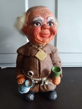 Original Heico Wackelkopf-Figur, Betrunkener Mönch, 60er Jahre