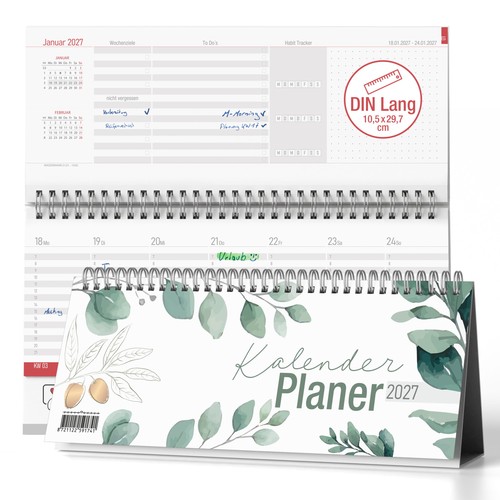 Tischkalender 2027 quer - 2027,