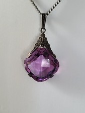 Silber  antiker Deco Anhänger