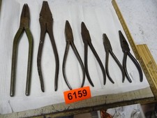 6159.    6 x  alte  Zange