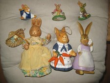Hasen osterdeko 6 stück - hasen,, osterdeko,