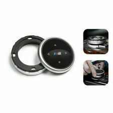 Silber Kleine Multimedia-Knopfabdeckung IDRIVE-Taste M /// für BMW F10 F20 F30