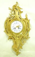 WUNDERSCHÖNE  GROSSE BAROCK   CARTEL UHR . HOCH 65 cm
