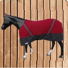 Busse Abschwitzdecke CROSS mit Kreuzbegurtung, Everline Fleecedecke