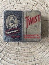 Hanewacker Kautabakdose aus  Blech Nordhausen sehr Alt