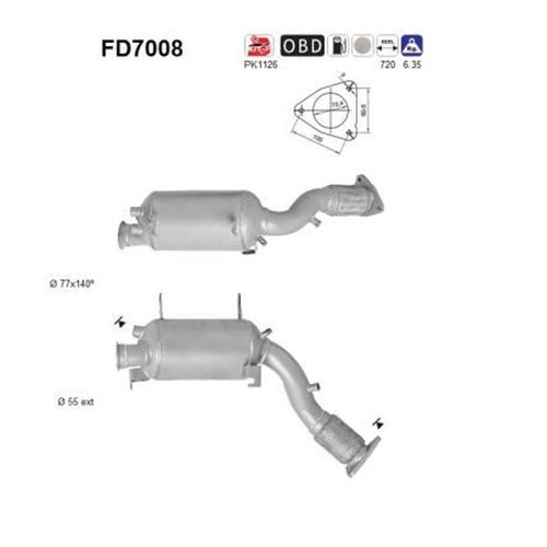Fd7008 ruß partikelfilter - fd7008, ruß-/partikelfilter