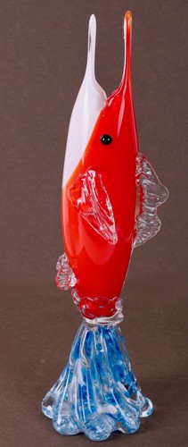 Vintage murano glasvase - vintage,