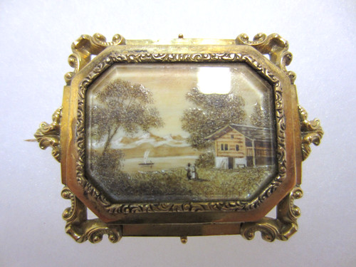 Schmuck brosche mit - -, "brosche"