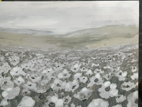 Floral blume leinwand bild - floral,