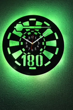 Dart Schallplattenuhr LED