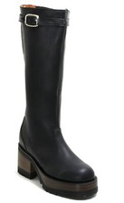 118 Stiefel Plateau Tower London Leder Heels Rockabilly Buffalo 40