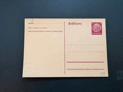 Ganzsache postkarte - ganzsache,