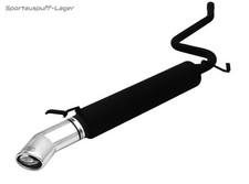 Ulter Sportauspuff Fiat CINQUECENTO SPORTING 92-98 95x65mm oval eingerollt