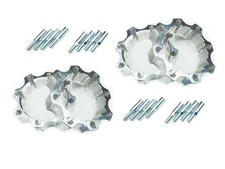 4x Spurverbreiterungen für Polaris Sportsman XP 1000/850/550 3/8 & M10x1,25 vo&h