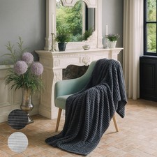 Kuscheldecke jacquard flanell - kuscheldecke,