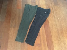 Businesshosen Herren von René Lezard, Gr. 52, nachtblau Und Grau