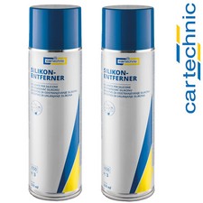 2x Cartechnic Silikonentferner Spray Silikon & Öl-Entferner Entfetter 500ml