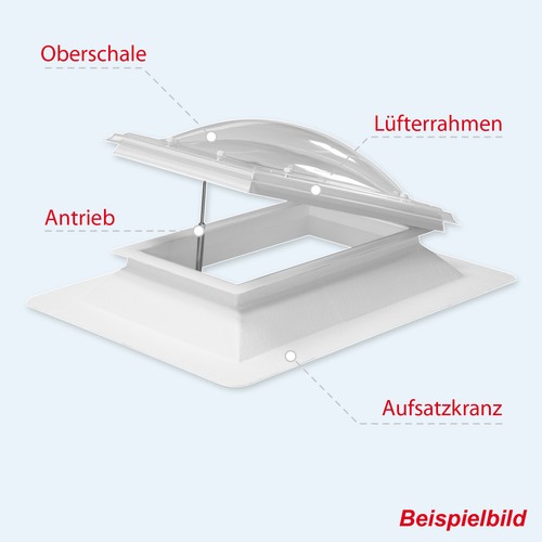 Lichtkuppel 60x120cm