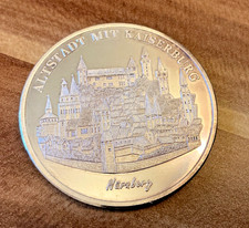 999 Silber Münze Kaiserburg ECU 1994 Rom Berlin Paris Nürnberg Städte Limitiert