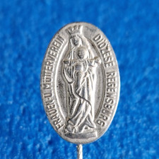 alte Anstecknadel Frauen und Mütterverein Diözese Regensburg 1950 aus Bayern