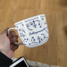 Teetasse Lieblingsmensch Teebecher Tea Maas Cup Porzellan Geschenk Tee Tasse