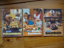 3 x Sanella: Kinderbackbuch Backbuch Plätzchenbuch 