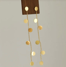 feine Edelstahl Ohrringe in