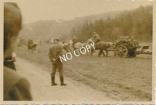 Foto WK 2 Soldaten Wehrmacht Pferde Wagen Gespann Polen Polska A1.78