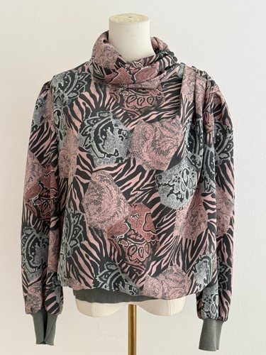 Vintage rollkragen bluse 80er - rollkragen,