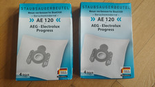 Neu! 8 Staubsaugerbeutel + 2 Filter AE 120 für AEG Electrolux Progress