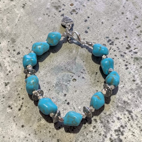 Handmade armband türkis - handmade,