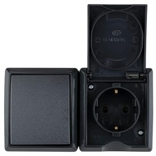 Feuchtraum Kombi Steckdose