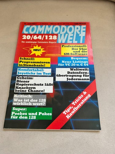 Commodore welt cbm - 3/86,
