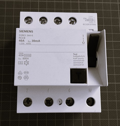 Siemens 5sm3 344 rccb - 344-6,