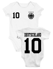Youth Designz Baby Strampler Deutschland mit WUNSCHNAME + NUMMER Trikot Body WM