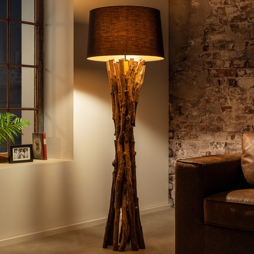 Massivholz stehlampe harmony - massivholz,