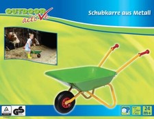 kinder schubkarre Metall grün