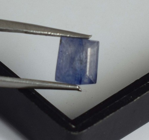 Quadrat schliff blauer saphir - blauer,